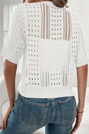 رویه سفید زنانه اکریلیک AQE FASHION - کد 926913042