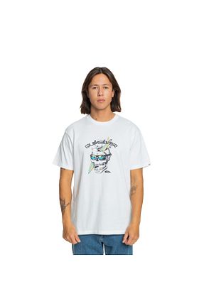 تیشرت اسپرت سفید مردانه رگولار Quiksilver - کد 816650302
