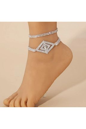 خلخال جواهر طوسی زنانه TAKİŞKO - کد 926922358