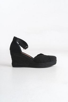 صندل مشکی زنانه پاشنه پر Elile Shoes - کد 926950810