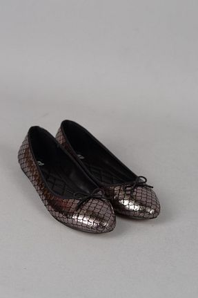 بابت طلائی زنانه چرم لاکی SEÇ KUNDURA - کد 411952855