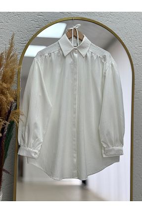 پیراهن حجاب سفید زنانه رگولار Ebrar Store - کد 926936696
