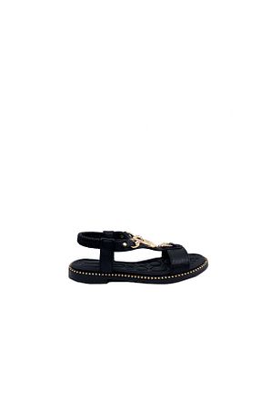 صندل مشکی زنانه پاشنه تخت Castle Black - کد 926942969