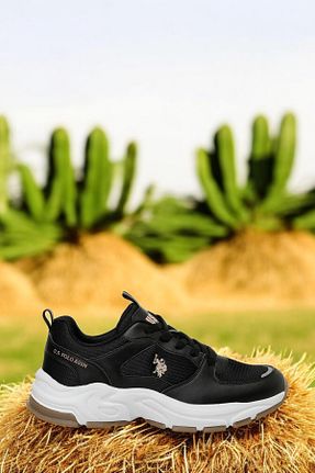 کفش اسنیکر مشکی زنانه بند دار U.S. Polo Assn. - کد 926944753