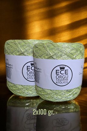 نخ بافندگی سبز Ece Örgü Tasarım Atölyesi - کد 926947642