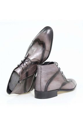بوت / نیم بوت طوسی مردانه پاشنه تخت Butik - کد 926947208