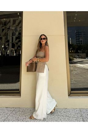 بلوز بژ زنانه ساده sunfyre - کد 926947686