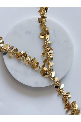 گردنبند استیل ( فولاد ) طلائی استیل (فولاد) CHARMLUCKY - کد 926947989