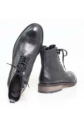 بوت / نیم بوت مشکی مردانه پاشنه تخت Butik - کد 926949166