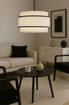 لوستر سفید پارچه Vivido Abajur - کد 810336109