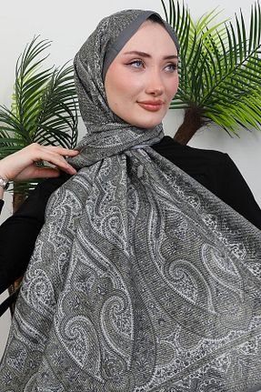شال سبز زنانه پلی استر GİYZAMİLA - کد 931135117
