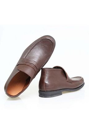 بوت / نیم بوت قهوه ای مردانه پاشنه تخت Butik - کد 926949026