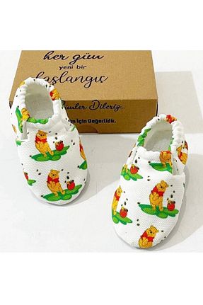 پاپوش سفید بچه گانه چرم خالص Babycitytr - کد 639529093