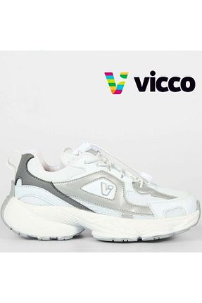 کفش پیاده روی سفید بچه گانه پارچه ای Vicco - کد 927084491