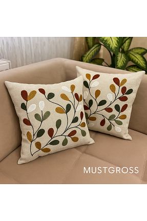 کوسن و روکش کوسن بژ Mustgross - کد 898418649