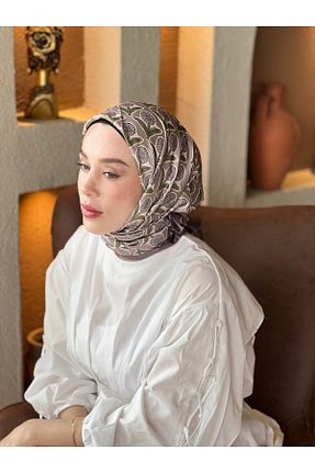 روسری قهوه ای İpek Tivil Modakaşmir - کد 927084538