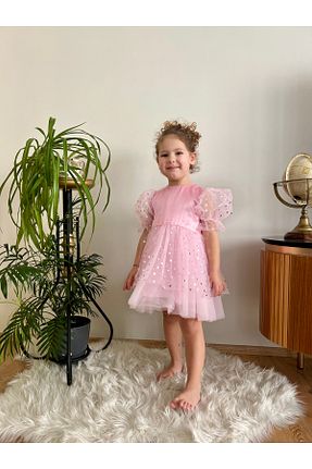 لباس صورتی بچه گانه بافتنی penu baby kids - کد 927089484