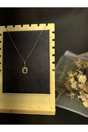 گردنبند استیل ( فولاد ) سبز استیل ضد زنگ Mutenaura - کد 927032516