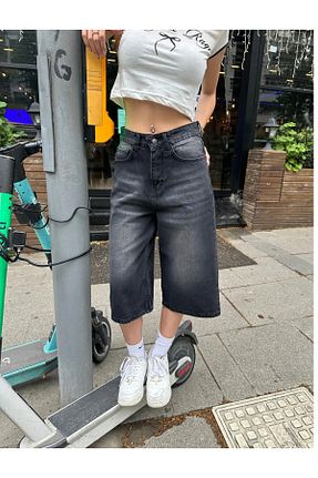 شلوارک و برمودا مشکی زنانه اورسایز eyonnwear - کد 927029841
