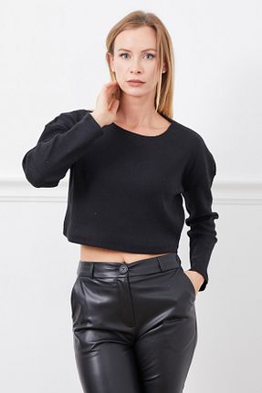 بادی مشکی زنانه یقه دوچرخه Valthora - کد 927040265