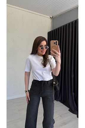 تیشرت بژ زنانه Relaxed elif teke - کد 927038651