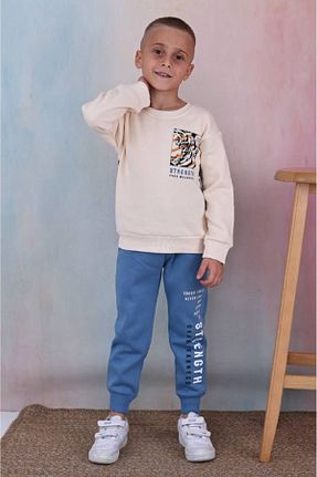 ست گرمکن آبی بچه گانه پاچه کش دار yagmurgiyim - کد 884873081