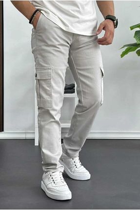 شلوار جین نباتی مردانه پاچه گشاد Denim - کد 927095054