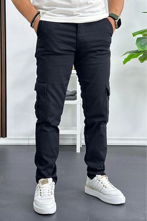 شلوار جین مشکی مردانه پاچه گشاد Denim - کد 927095203