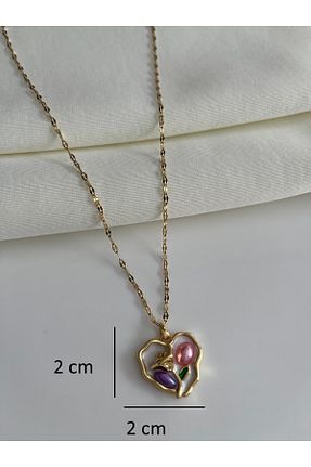 گردنبند استیل ( فولاد ) نباتی استیل (فولاد) Nilsu Jewellery Accessory - کد 927053593