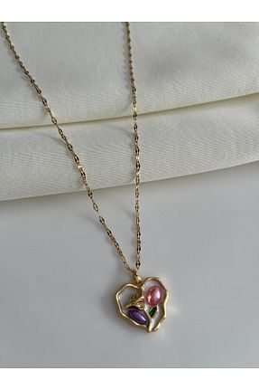 گردنبند استیل ( فولاد ) نباتی استیل (فولاد) Nilsu Jewellery Accessory - کد 927053593