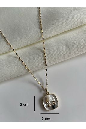 گردنبند استیل ( فولاد ) سفید زنانه استیل (فولاد) Nilsu Jewellery Accessory - کد 927069961