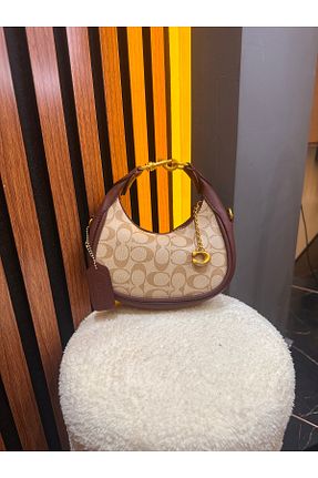 کیف دستی زرشکی چرم مصنوعی ÇANTA - کد 927067631