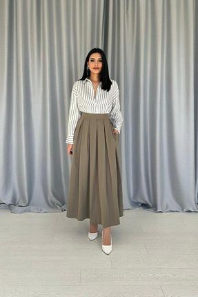 پیراهن سبز زنانه اسلیم Modaiconu - کد 927064583