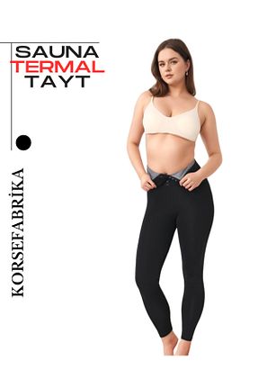 ساق شلواری مشکی زنانه بافتنی KORSEFABRİKA - کد 927052755