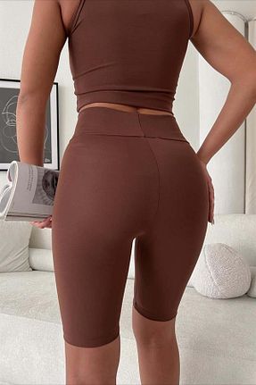 ساق شلواری اسپرت قهوه ای زنانه بافت BiavSi - کد 927122662