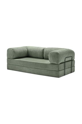 کاناپه سبز مخمل Huga Metal - کد 927120601