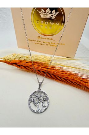 گردنبند استیل ( فولاد ) طوسی استیل ضد زنگ crowntakı - کد 927125159
