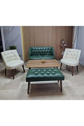 ست مبلمان چای خوری رنگی Azra Aksesuar - کد 927136717