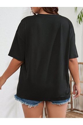 تیشرت مشکی زنانه Relaxed EFFRENATU - کد 927130373