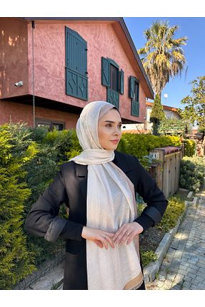 شال سفید زنانه پنبه ای Webinay Home - کد 927131578