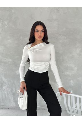 بلوز نباتی زنانه ساده sportiness - کد 927130915