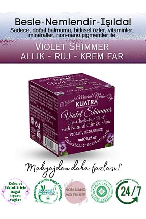 رژگونه بنفش Işıltılı Kuatra - کد 899096905