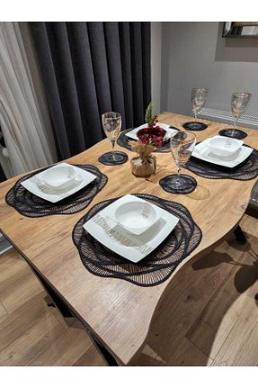 سرویس آمریکائی مشکی بیضی YALINSHOME - کد 903567120