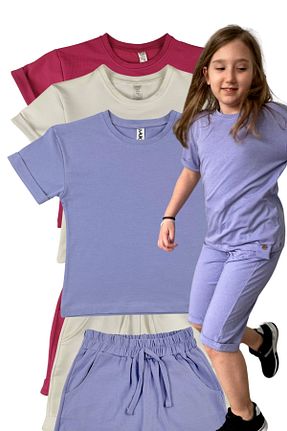 ست بالاتنه و پائین تنه رنگی زنانه پنبه ای MK Mukko Kids - کد 927166522