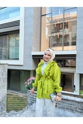 کت سبز زنانه رگولار RİELLA - کد 900482982