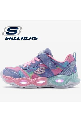 کفش کژوال بنفش بچه گانه چرم مصنوعی Skechers - کد 814374495