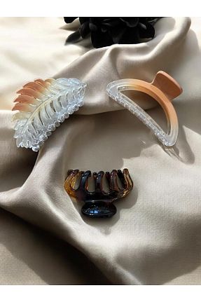 گیره سر قهوه ای زنانه پلی آمید alyacs - کد 927187483