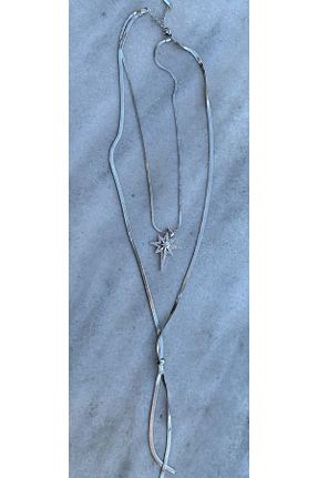 گردنبند استیل ( فولاد ) متالیک زنانه استیل ضد زنگ Ygz Accessories - کد 927239884