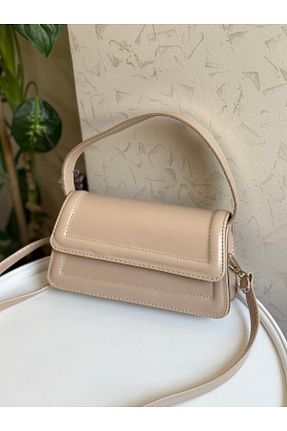 کیف دوشی بژ زنانه چرم مصنوعی ZEYS - کد 927206685