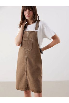 لباس قهوه ای زنانه جین LC Waikiki - کد 927243745
